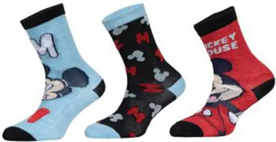 Produktbild von Disney Mickey Mouse Socken für Kinder – 3er-Pack Söckchen & Strümpfe 27/30 Farbe 1