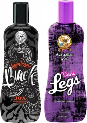 Image de Australian Gold Hardcore Black + Des jambes sombres sur vos jambes