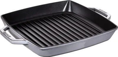 Produktbild von Staub Grillpfanne induktion quadratisch 28cm Graphit-grau
