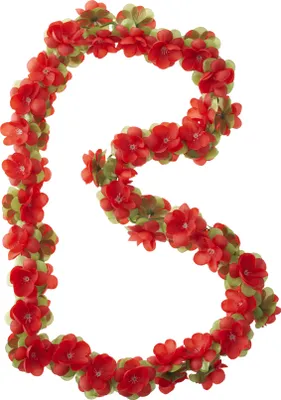 Produktbild von Blumengirlande rot ca.120 cm lang