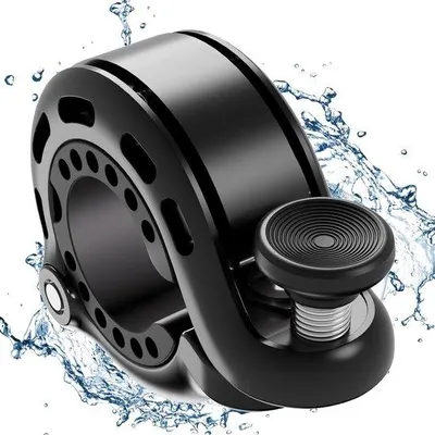 Produktbild von Zwei Stück Aluminium-Glocke, Miniaturglocke, Laut, für Stadtradler, Cruisers, Straßenräder oder MTB