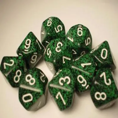 Produktbild von Chessex Speckled Polyhedral Ten d10 Set - Recon