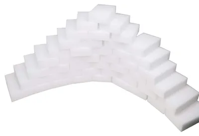Magischer Reinigungsschwamm, 50 Stück, weiß, 10x6x2 cm