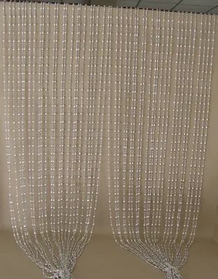 Produktbild von Metall-Ketten-Türvorhang Silber Metallic, 90 cm breit, 200 cm hoch, 48 Ketten