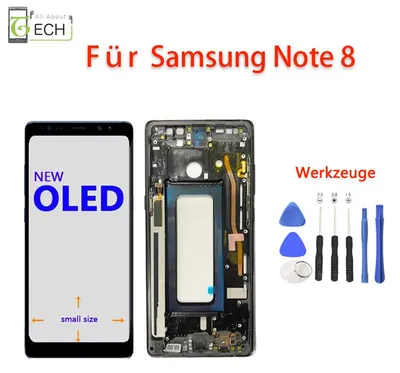 Produktbild von Für Samsung Galaxy Note 8 N950F LCD Display (OLED) Bildschirm Touchscreen