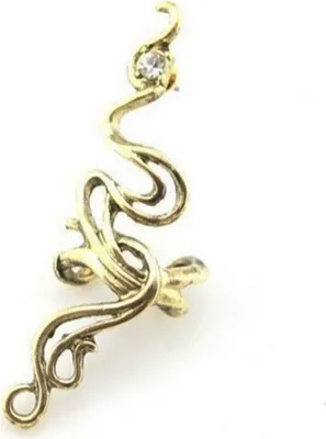 Produktbild von Ear Cuff Ohrring Ohrstecker Ohrklemme in der Farbe Gold