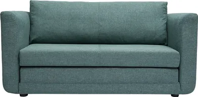 Produktbild von Miliboo - Schlafsofa 2-Sitzer aus graugrünem Stoff LEON