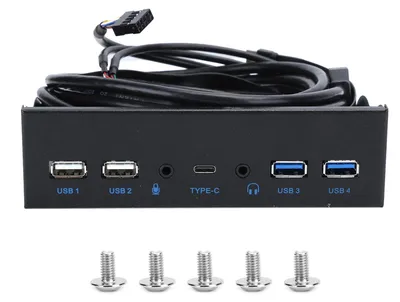 Obrázok produktu pre 2 porty USB 3.0 + 2.0 Vysokodefinované audio rozhranie pre počítače