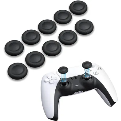 Produktbild von 10x Joystick Ersatz Thumb Grip Caps für PS5 / PS4 Controller Konsole Zubehör