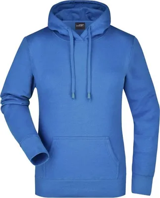 Produktbild von Ladies' Hooded Sweat Klassisches Kapuzensweat royal, Gr. M
