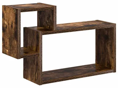 Immagine prodotto di vidaXL Mensola da parete, supporto in legno effetto rovere fumé, 55 x 15 x 35 cm