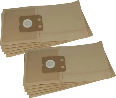 Produktbild von vhbw 10x Staubbeutel Ersatz für Nilfisk 107413077 für Staubsauger - 23cm x 21,5cm braun