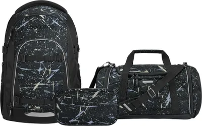 Produktbild von Coocazoo, Schulrucksack-Set MATE Reflective Splash 3-teilig