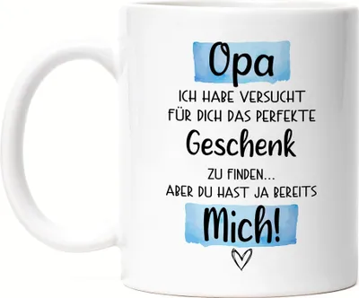 Produktbild von Opa Geschenk Tasse Lustig Geschenkidee Bester Großvater Opi Vatertag