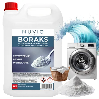 Produktbild von Borax 5 kg – Natürliches Tetraborat von NUVIO | Für Haushalt, Reinigung, Schimmel & Ameisen