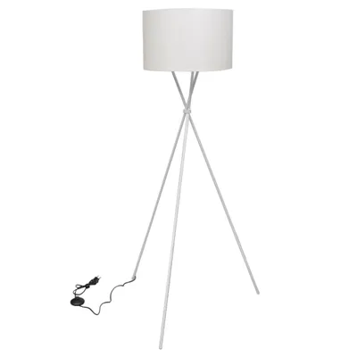 Produktbild von Stehlampe mit Ständer Weiß 139 cm
