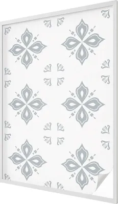 Obrázok produktu pre Vitrážová fólia na okno - 146x100 cm - vitrážový vzor - nepriehľadná dekoratívna fólia na ochranu súkromia - samolepiaca, UV ochrana - geometrická symetria
