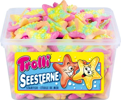 Produktbild von Trolli Seesterne aus Schaumzucker extraweiche Konsistenz 975g