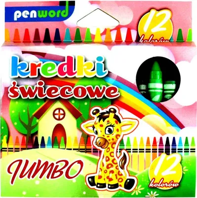 Zdjęcie produktu dla kredki świecowe 12szt. JUMBO