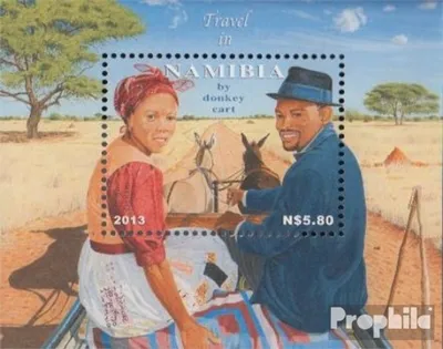 Produktbild von Briefmarken Namibia - Südwestafrika 2013 Mi Block83 (kompl.Ausg.) postfrisch Eselskarren