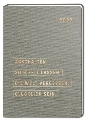Produktbild von Terminplaner NatureArt 2027 Spruch