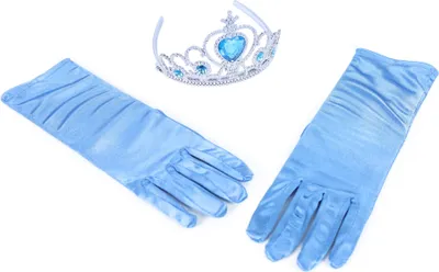Produktbild von Die Prinzessinnenhandschuhe mit einer Krone