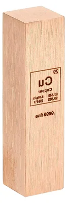 Produktbild von Kupferwürfel 0,5x0,5x2 Zoll für Labor und Unterricht