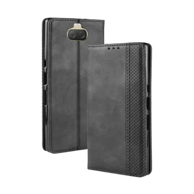 Produktbild von Mobigear Sensation Sony Xperia 10 Plus Hülle Klapphülle Geldbörse - Schwarz