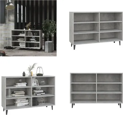 Produktbild von vidaXL Sideboard Betongrau 103,5x35x70 cm Holzwerkstoff - Sideboard - Sideboards - Schrank - Schränke