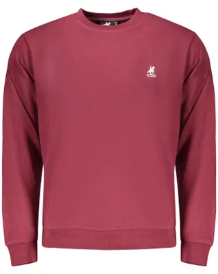 Immagine prodotto di Felpa da uomo rossa - Maniche lunghe, scollo rotondo, comoda, con logo stampato