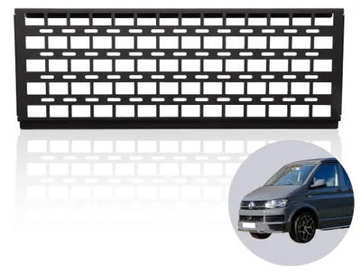 Zdjęcie produktu dla 040 części Tablica Molle do 2-osobowej ławki szuflada organizer uchwyt na sprzęt tablica narzędziowa do VW T5, T6 i T6.1 California