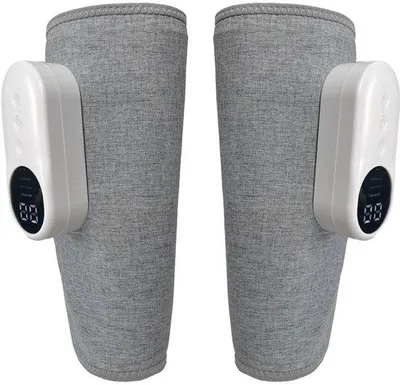 Image de Appareil de massage électrique pour les jambes, massage par chaleur et pression, trois niveaux d'intensité et trois modes
