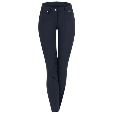 Produktbild von Waldhausen Reithose Micro Knie Silikon in verschiedenen Farben, Größe:D40,  Farbe:nachtblau