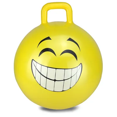 Immagine prodotto di Palla gonfiabile Smile Yellow 450Mm Palla gonfiabile Palla ride Palla gonfiabile in gomma