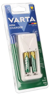 Immagine prodotto di Varta Mini - Caricabatterie - (per 2xAA/AAA) - 155 mA