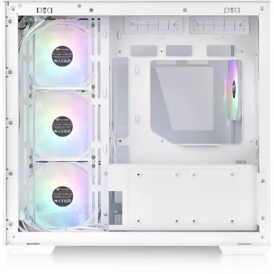 Produktbild von Thermaltake View 380 TG ARGB Snow, Midi Tower, PC, Weiß, ATX, micro ATX, Mini-ITX, SPCC, Gehärtetes Glas, Gaming