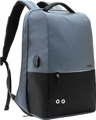 Zdjęcie produktu dla BESTLIFE Laptop-Rucksack NEOTON 2.0 Kunststoff schwarz/grau bis 39,6 cm (15,6 Zoll) (BB-3537BU)