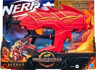 Produktbild von Nerf Dragonpower Fireshot Blaster + 5 Darts