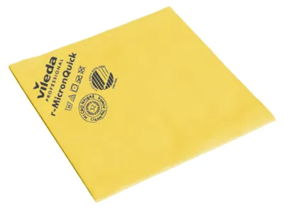 Produktbild von Vileda r-MicronQuick Microfasertuch - 5 Tücher - gelb - B073TBFRNS | Packung (5 Stück)