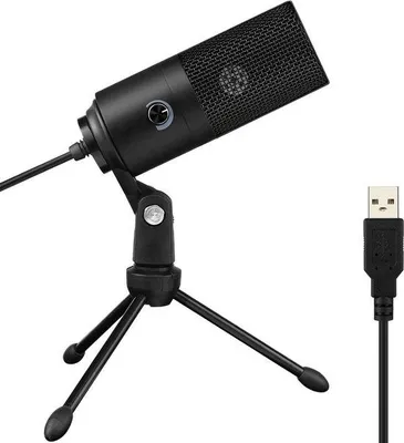 Obrázek produktu pro USB mikrofon pro notebooky a počítače – studiový mikrofon – herní mikrofon
