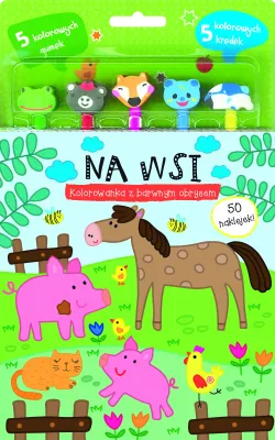 Immagine prodotto di Na wsi. Kolorowanka z barwnym obrysem