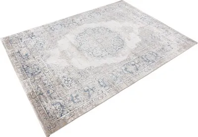 Produktbild von Pierre Cardin Paris - Vintage - Super soft - Shinny - 3D - Teppich - Hotel Chic - Design Teppich schön - Teppich - 80x150 cm Läufer - blau beige