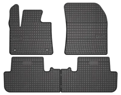 Produktbild von Gummi-Fußmatten für DS 7 Crossback 2017- (SUV) – 4-tlg, Schwarz, passgenau