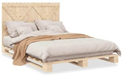 Obrázok produktu pre vidaXL Posteľ z masívneho dreva s čelom 160x200 cm Borovica