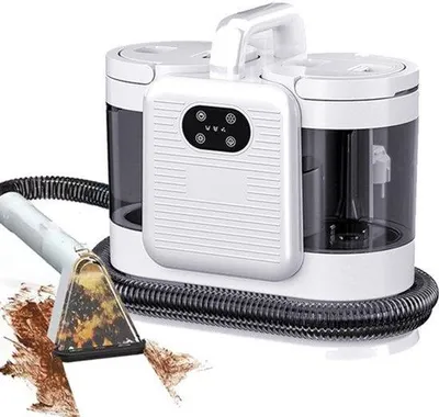 Obrázek produktu pro Parní čistič – ruční čistič koberců – 1650 W – sací výkon 15 kPa – objem nádržky na vodu 1,6 l