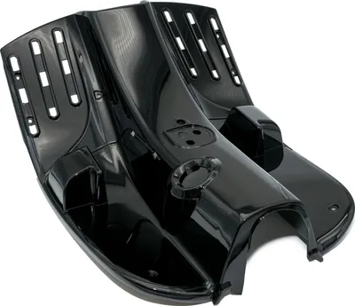 Zdjęcie produktu dla Osłona wewnętrzna nogi Piaggio, czarna, 90 czarny połysk 094 do Vespa S, 6571180090