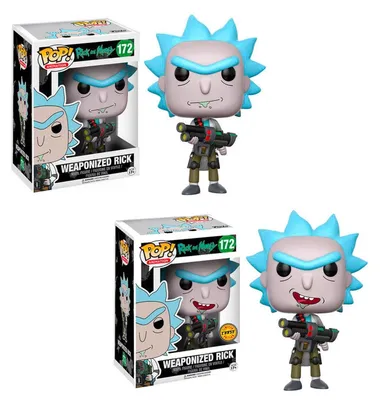 Obrázek produktu pro POP figurka Rick a Morty, "Weaponized Rick", edice "chase" (limitovaná)