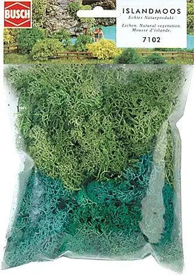 Produktbild von Busch 7102 - Islandmoos, hell- und dunkelgrün