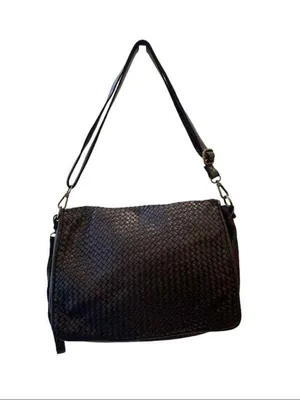 Produktbild von BZNA Bag Jassy Schwarz Italy Designer Clutch Umhängetasche Damen Handtasche
