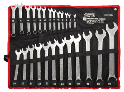 Imagen del producto de Juego de llaves de tubo AWTOOLS, 25 piezas, de 6 mm a 36 mm, color